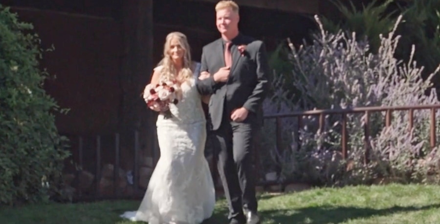 Christine ushered down the aisle by Paedon Brown. - TLC Sister Wives