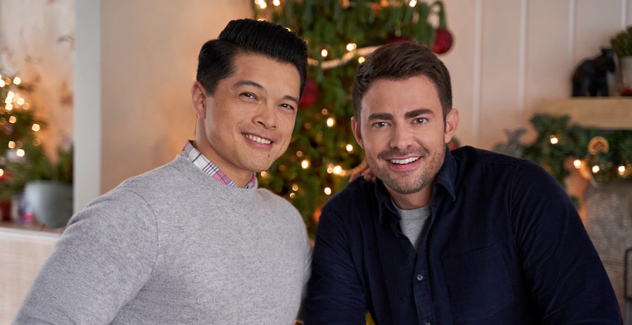 Photo: Vincent Rodriguez, Jonathan Bennett Credit: ©2023 Hallmark Media/Photographer: Syd Wong