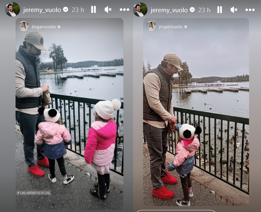 Jinger Duggar Took Pics Of The Girls At The lake - Jeremy Vuolo - Instagram Stories