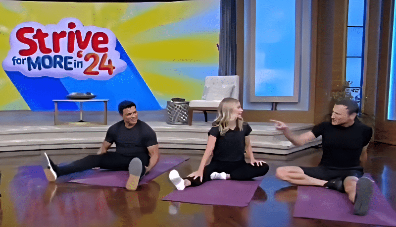 Kelly Ripa Hushed By Michael Gelman - Live with Kelly and Mark - Via The Sun