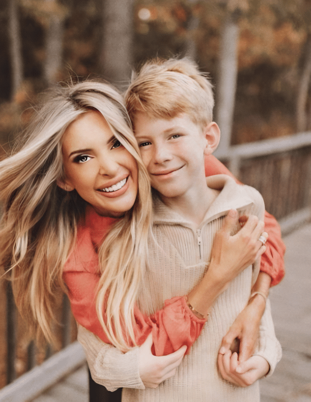 Lindsie Chrisley and her son Jackson - Instagram