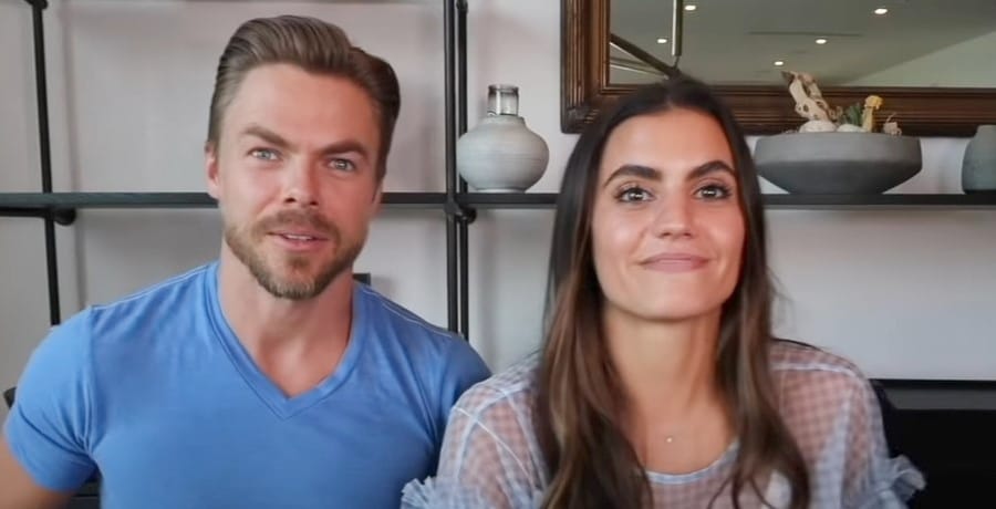 Derek Hough and Hayley Erbert from their YouTube channel