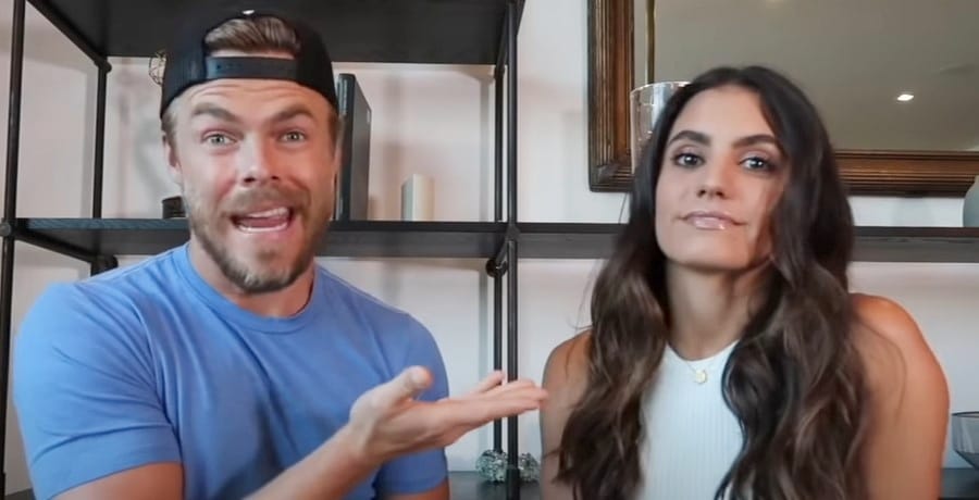 Derek Hough and Hayley Erbert from their YouTube channel