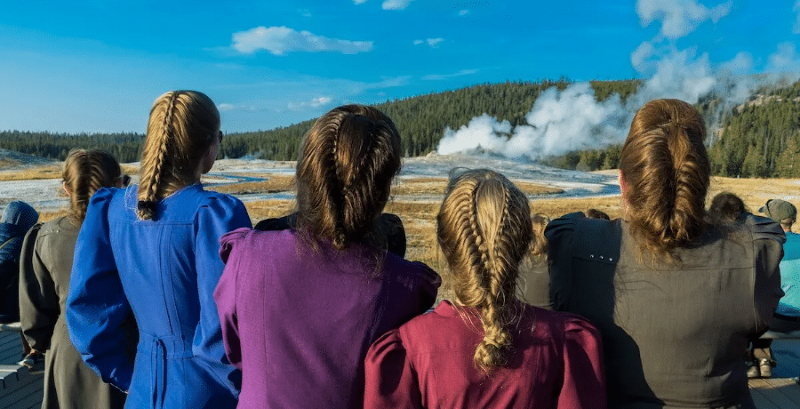 Members of the FLDS featured in 'Secrets Of Polygamy' | Courtesy of A&E