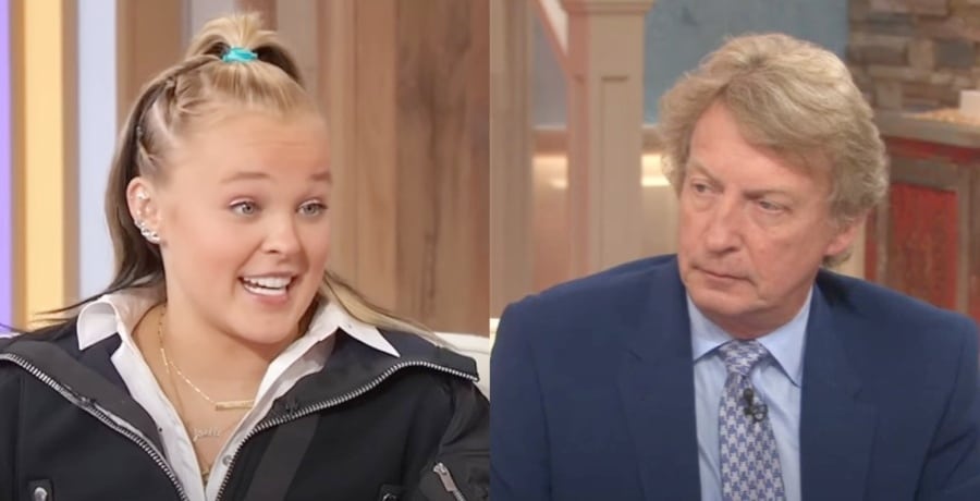 JoJo Siwa from Sherri Shepherd interview, Nigel Lythgoe from Meredith Vieira interview, sourced from YouTube