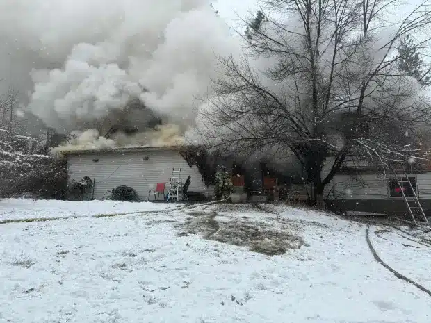 Robyn Brown's stepsister's house. - Corvallis Fire Department Facebook