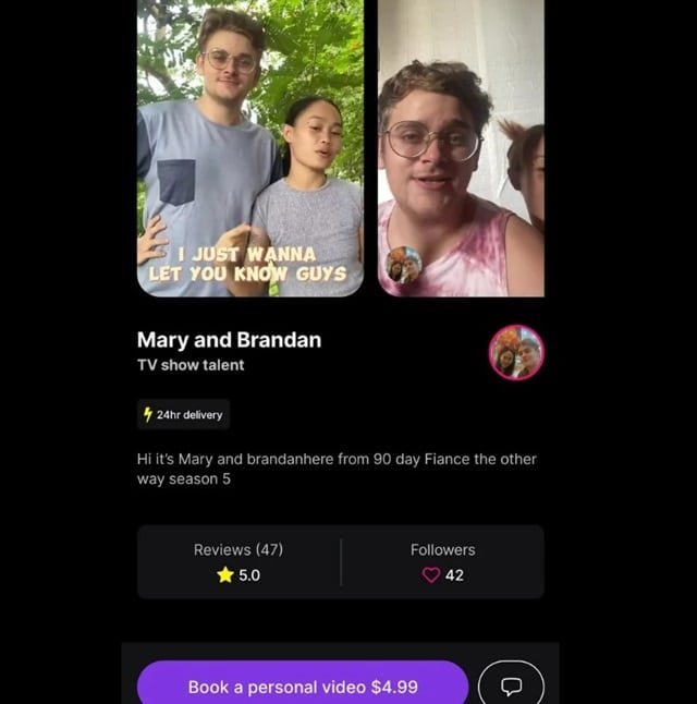 Brandan De Nuccio & Mary De Nuccio From 90 Day Fiance, TLC, Sourced From Reddit