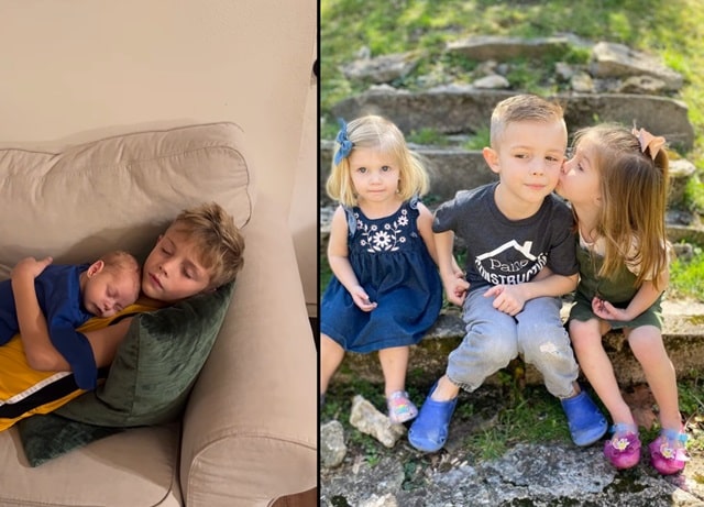 Erin Bates' Son Carson Paine With His Siblings From Bringing Up Bates, Sourced From @chad_erinpaine Instagram