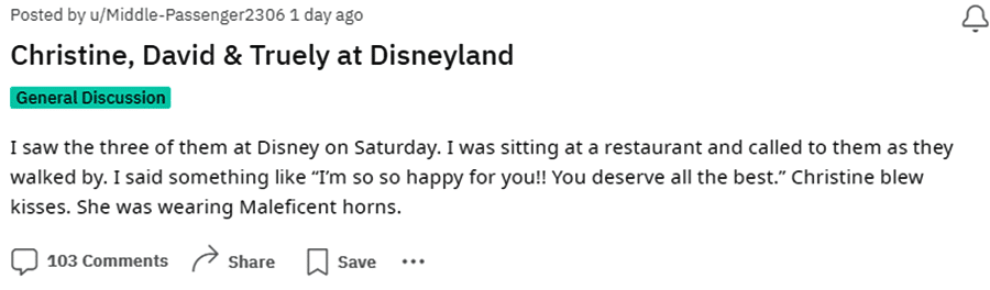 Christine Brown Disneyland Discussion - Reddit