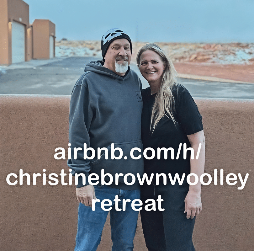 Christine Brown Woolley's AirBNB Advert - Instagram
