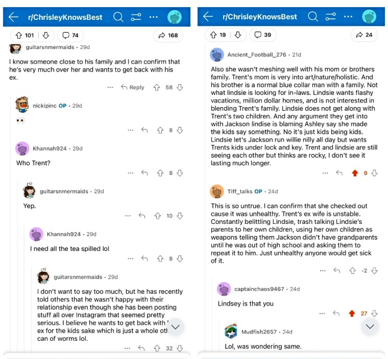 Critics disucss the reason for LIndsie Chrisley's split - Reddit