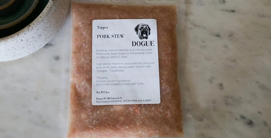 Dogue Dog Food from Shark Tank