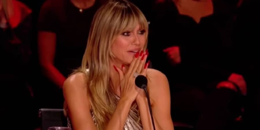 Heidi Klum was very disappointed that V. Unbeatable didn't make it to the AGT Final Two. - NBC