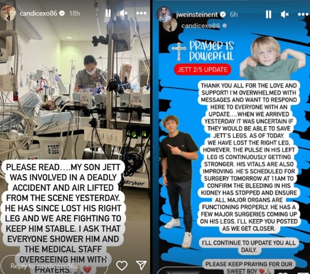 Josh Weinstein's Son Jett Weinstein, From 90 Day Fiance, TLC, Sourced From @candicexo86 / @jweinsteinent Instagram