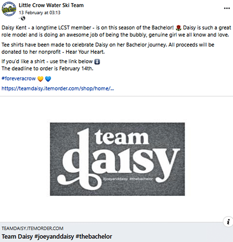 Little Crow Ski Team On Daisy Kent - Facebook