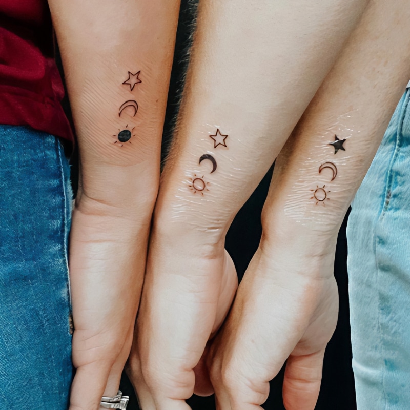 OutDaughtered stars Matching Tattoos 2021 - dbusby Instagram