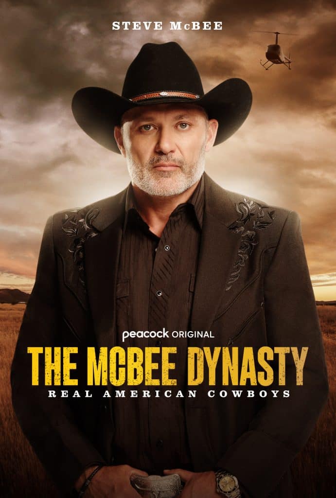 Steve McBee stars in 'The McBee Dynasty: Real American Cowboys' | Courtesy of Peacock 