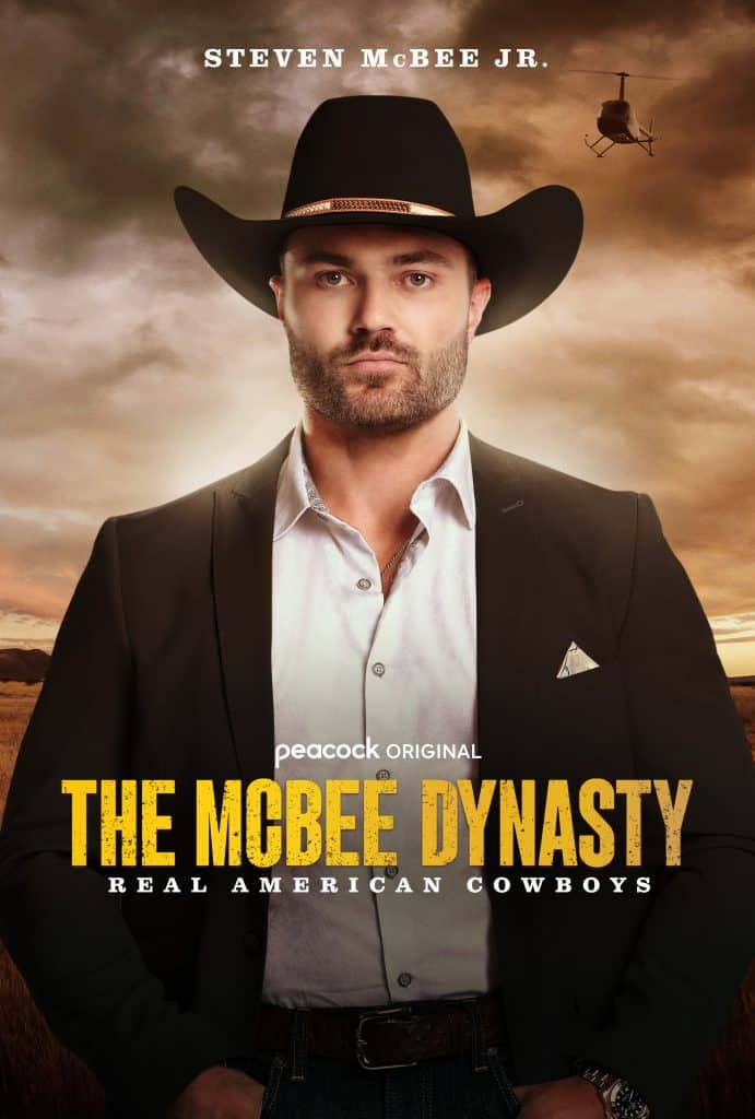 Steve McBee Jr. stars in 'The McBee Dynasty: Real American Cowboys' | Courtesy of Peacock