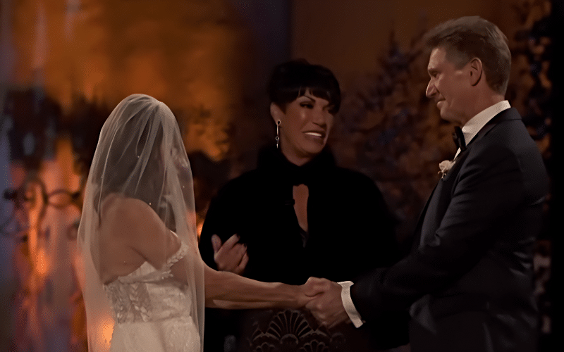 Susan Noles Officiates Gerry Turner and Theresa Nist's Wedding - Golden Bachelor ABC (1)