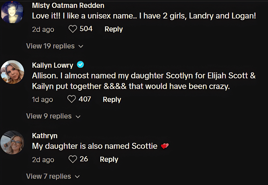 Teen Mom Star Kaitlyn nearly Names Her Daughter Scotlyn - TikTok