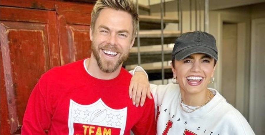 Derek Hough and Hayley Erbert Hough from Derek's Instagram