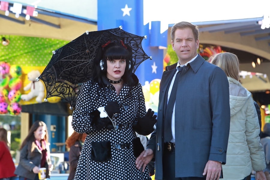 NCIS Pauley Perrette and Michael WeatherlyPhoto: Bill Inoshita/CBS ©2015 CBS Broadcasting, Inc. All Rights Reserved