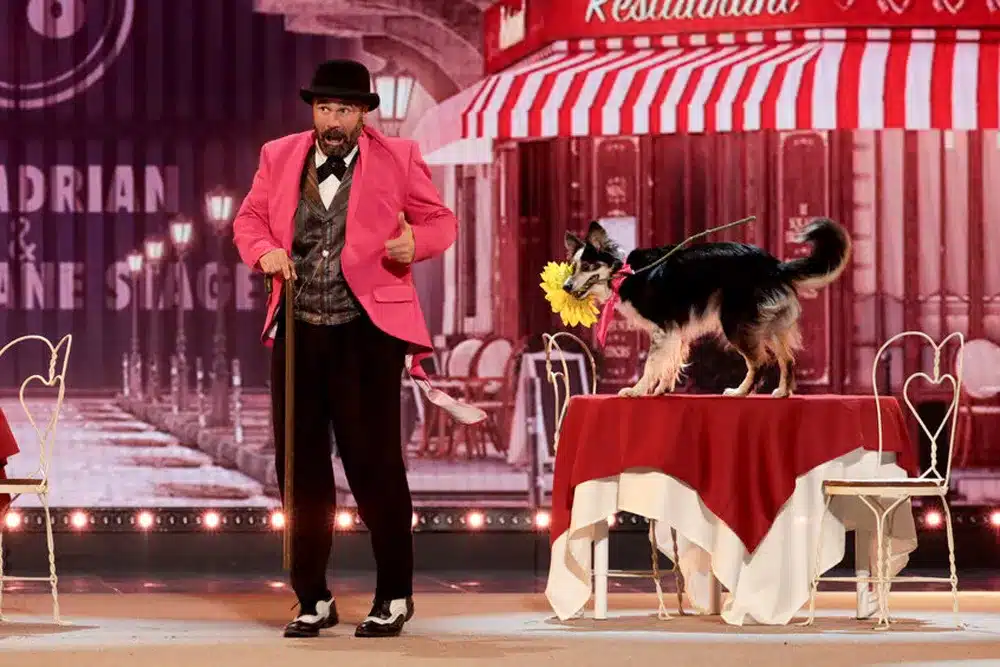 Adrian Stoica and his dog Hurricane -America's Got Talent