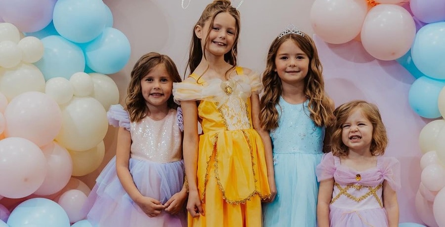 Alyssa Bates Webster's Daughters, Allie, Lexi, Zoey, and Maci, From Bringing Up Bates, Sourced From @websterforever Instagram
