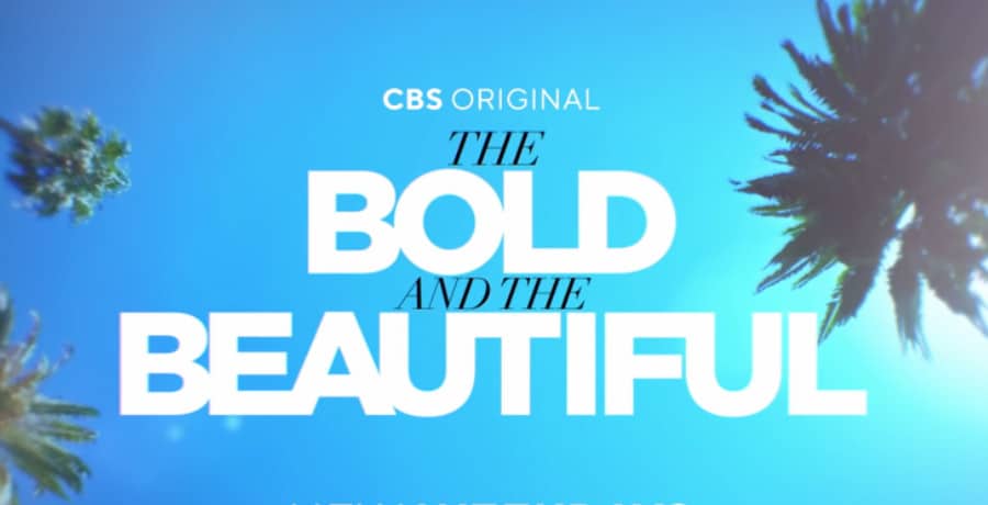 The words 'The Bold and the Beautiful" on a blue background