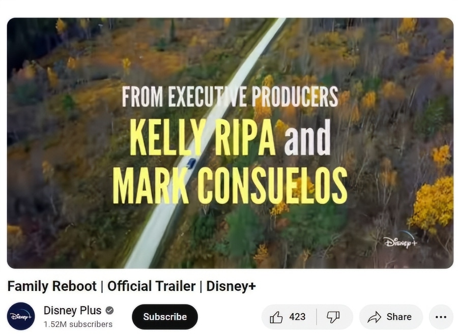 Family Reboot Produced By Kelly Ripa and Mark Consuelos - Disney+ YouTube