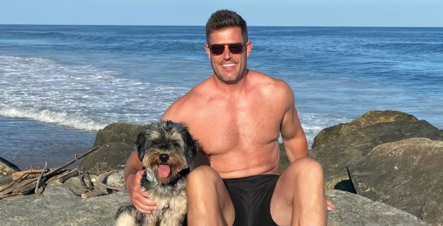 Jesse Palmer and his pup - Instagram