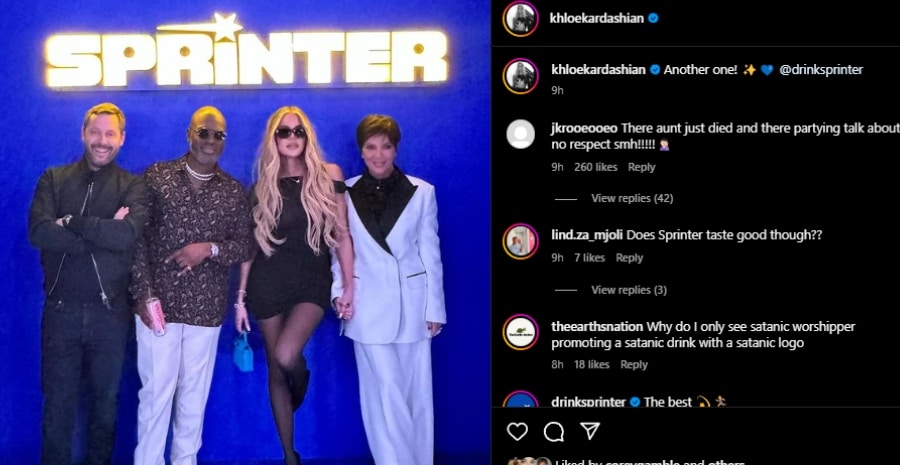 Kylie Jenner's new brand Sprinter. - Instagram