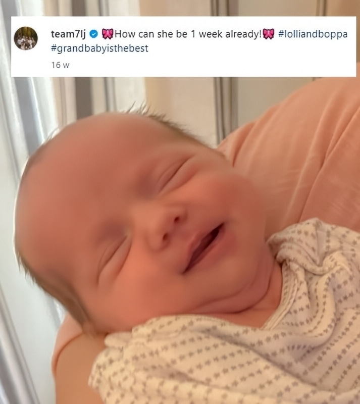 Leighton Drew Bolden At 1 Week Old - Team7lj Instagram