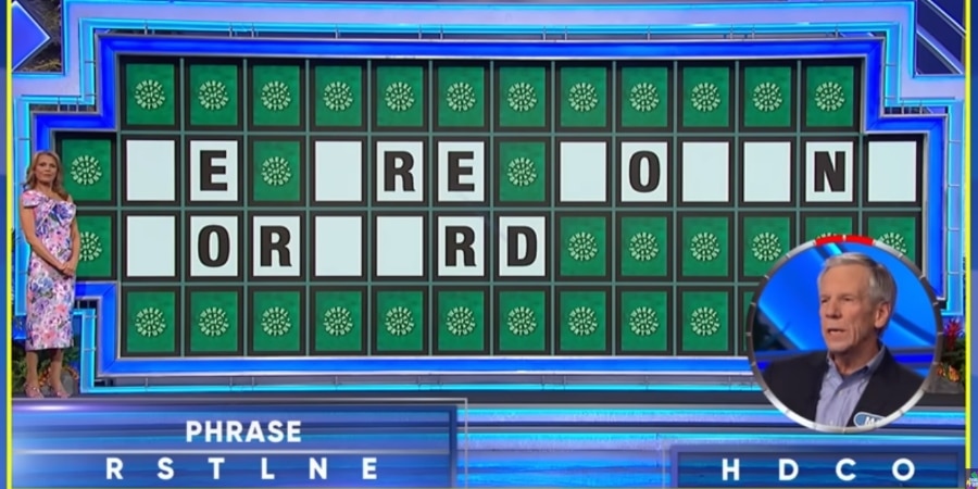 Max McGee talks through the puzzle. - Wheel Of Fortune 