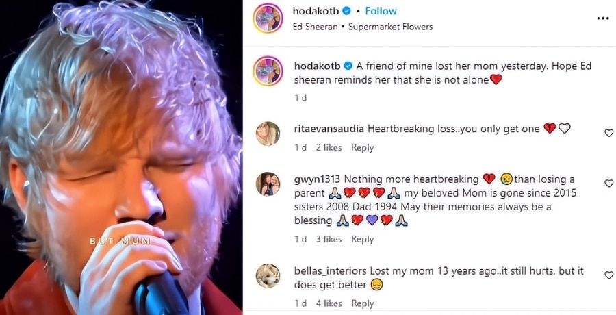 Today's Hoda Kotb Shares Ed Sheeran Song For Bereaved Friend - Instagram