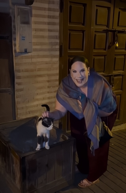 Whitney Way Thore Petted The Street Cats - Instagram