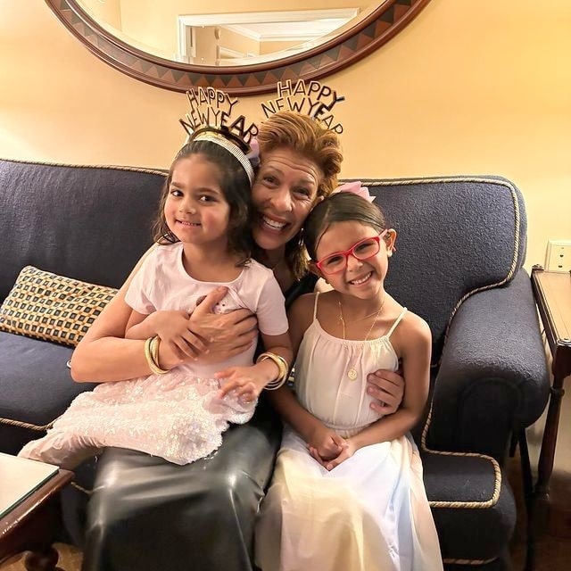 Hoda Kotb and her daughters Hope and Haley from Instagram