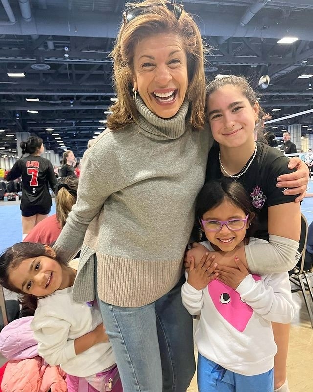 Hoda Kotb and her daughters and a friend from Instagram