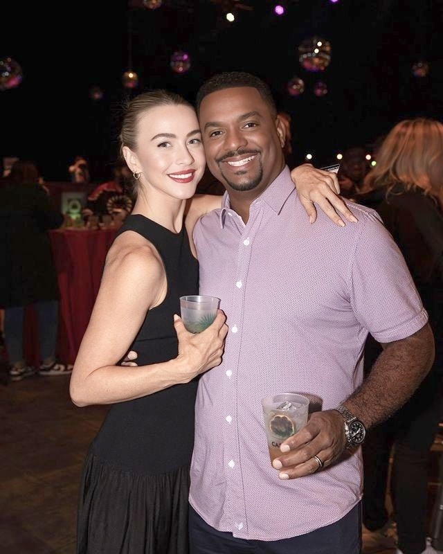 Julianne Hough and Alfonso Ribeiro from Julianne's Instagram