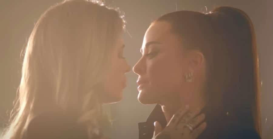 Kyle Richards and Morgan Wade from Fall In Love With Me music video on YouTube