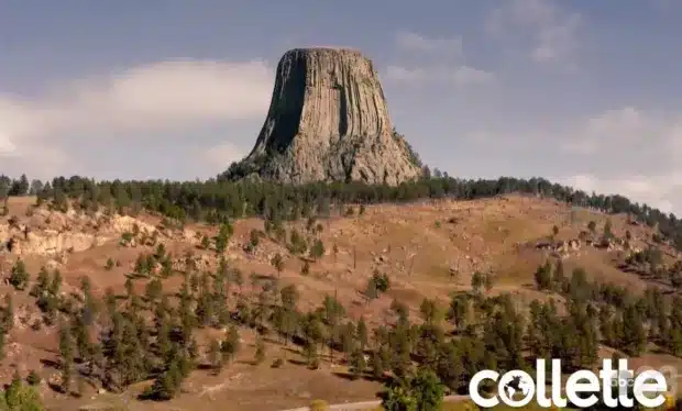 Devil's Tower in Wyoming was accidentally included in the Wheel Of Fortune South Dakota prize video. - YouTube