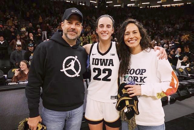 Caitlin Clark and family from her Instagram page