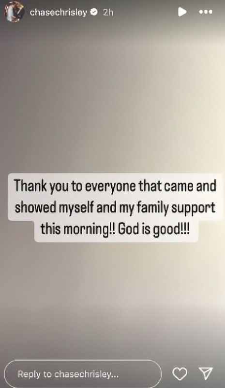 Chase Chrisley Thanks Fans For Support - Instagram Stories