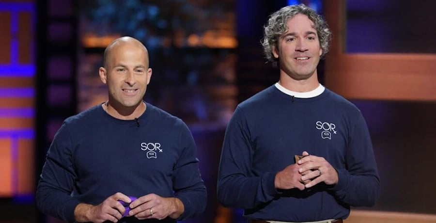 David Restiano and Dr Dan Staats with SORSOAP on Shark Tank