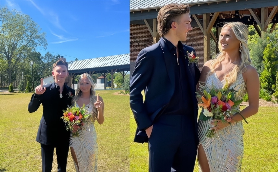 Grayson Chrisley at his prom - Instagram