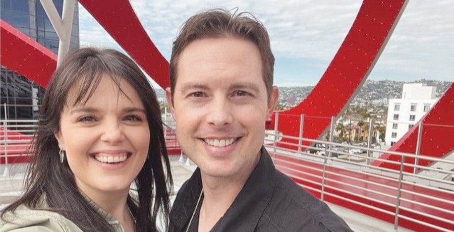 Kimberly J. Brown and Daniel Kountz from her Instagram page