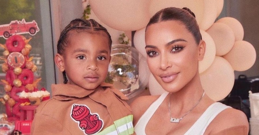 Kim Kardashian and Psalm West, Instagram, The Kardashians