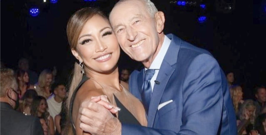 Len Goodman and Carrie Ann Inaba from her Instagram