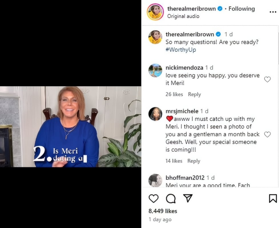 Meri Brown Talks About Dating - Instagram