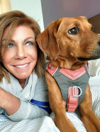 Meri Brown and her dog - Instagram